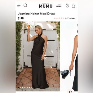 Show Me Your Mumu Jasmine Halter Maxi Dress